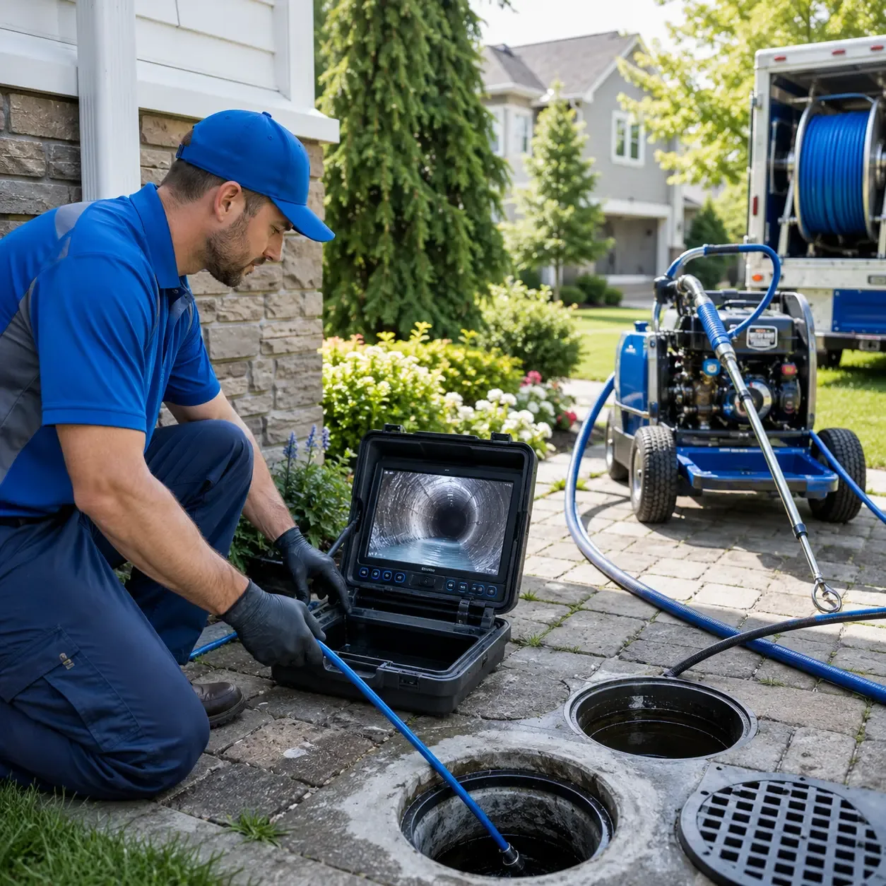 Outdoor drain cleaning professionals serving Selmer, TN